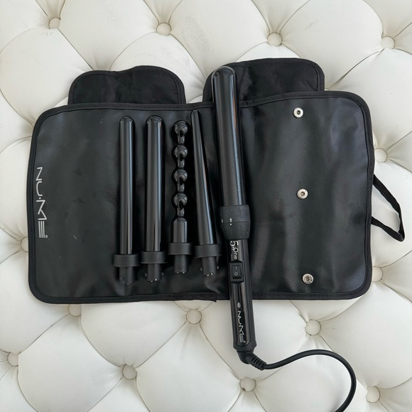 NuMe | 5-in-1 Lustrum Interchangeable Infrared & Tourmaline Curling Wand - Picture 2 of 5